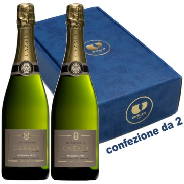 Conf. da 2 bottiglie Champ. MILLESIME' Extra 