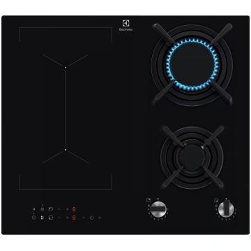 Electrolux, platums 60 cm, melna - Iebūvējama komb