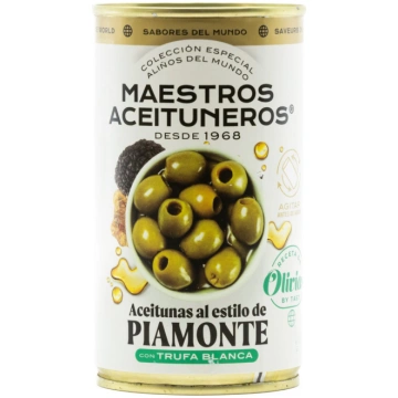 Maestros Aceit.Piamonte zaļās olīvas bez kauliņiem