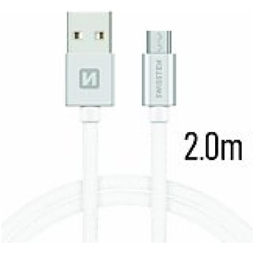 Swissten "Textile Quick Charge 3.0 Micro USB 2M" S