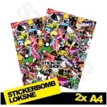 Stickerbomb Nr. 1 2x A4 - Sticker Shop
