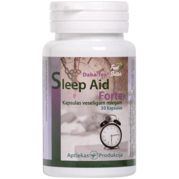 APTIEKAS PRODUKCIJA Sleep Aid Forte - cietā želatī