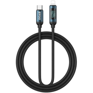 BWOO usb-c Lightning cable 1m 27W with LED display