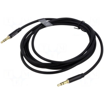 Cable | Jack 3.5mm 3pin plug,both sides | 2m | Pla