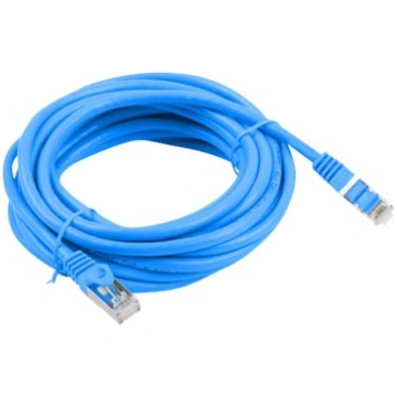 Lanberg patch cable - 10 m - blue, RAL 5012 PCF6-1