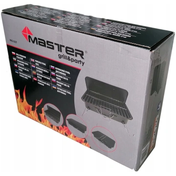 Master MG937 Grill walizkowy weglowy 35 cm x 25 cm