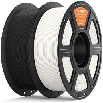 ELEGOO Matte PLA filaments 1,75 mm Matt Black & Wh