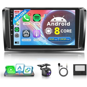 6G+128G 8 kodolu bezvadu Carplay Android 13 auto r