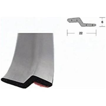 I Gs EPDM gumijas profils 6x22mm