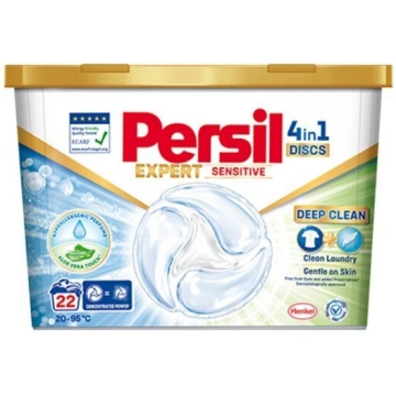 Veļas kapsulas Persil Expert Discs Sensitive, 22WL