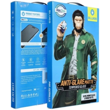 Blueo Szklo Hartowane 5D Mr. Monkey Glass - Apple 