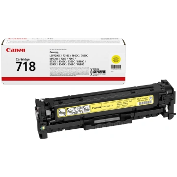 Tonera kārtridžs Canon CRG 718 Y 2659B002