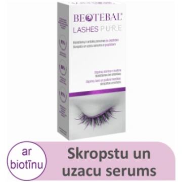 BEOTEBAL skropstu un uzacu serums LASHES PURE, 3 m