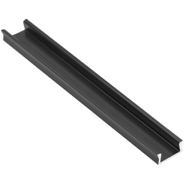 GTV LED lentu alumīnija profils 14x7mm 2m melns, P
