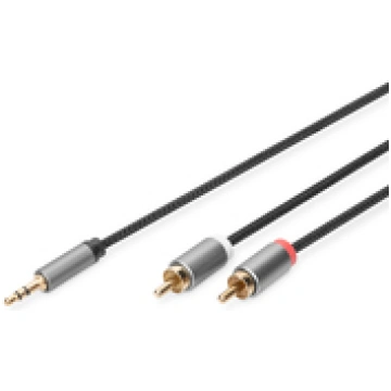 Digitus Stereo 3.5mm to 2RCA Splitter Y M to M DB-