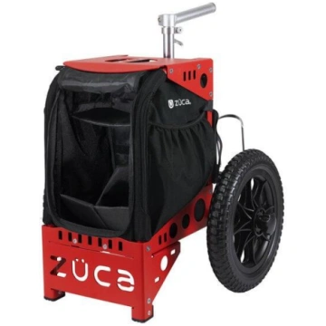 ZUCA Compact Disc Golf Cart - Sarkans