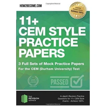 11+ CEM Style Practice Papers: 3 Full Sets of Mock