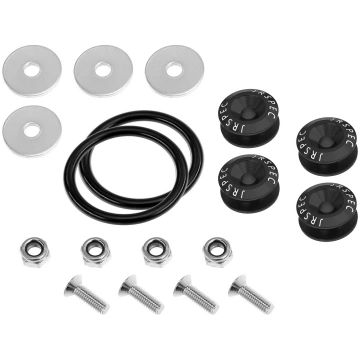 Black Quick Release Aluminum Bumper Fender Fastene