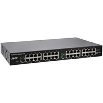 INLINE PoE+ Gigabit Network Injector Hub 16 Port -