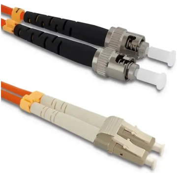 Qoltec Fiber optic patch cord LC/UPC - ST/UPC | Mu