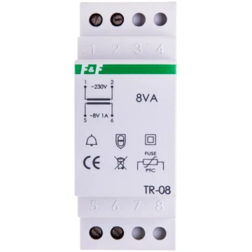 Network Transformer 230V/8V AC TR-08 5908312591313