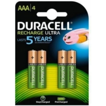 Duracell HR03 AAA Batteries 4-Pack 5000394203822 5