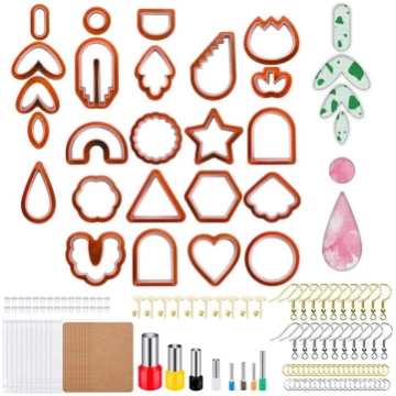 Polymer Clay Cutters Earrings Collection Stainless