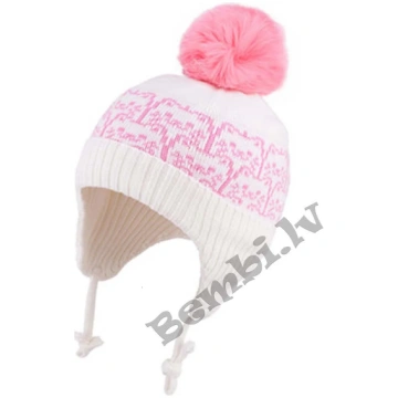 TuTu merino vilnas cepure 3-003751 44-48cm Balts