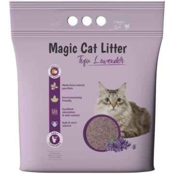 Pakaiši kaķu tualetei – TOFU Magic Litter Lavanda,