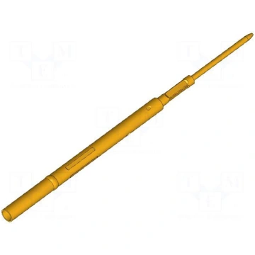 Test probe socket | gold-plated | KS-100 | L: 40mm