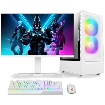 Dators Gaming PC White Komplekt, Intel Core® Ultra