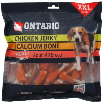 Gardums suņiem – Ontario Chicken Jerky and Calcium