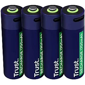 Trust Baterijas Trust USB-C Rechargeable AA Batter