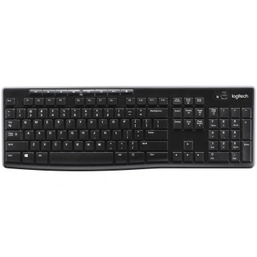 Bezvadu datora tastatūra Logitech MK270, DE, melna