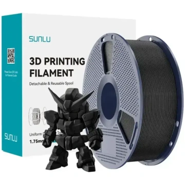 Sunlu PLA+ 2.0 kvēldiegs – melns