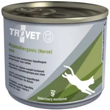Mitrs barības produkts kaķēniem TROVET 200 g, zirg