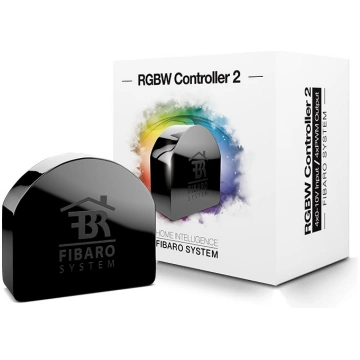 Fibaro RGBW Controller 2 Wireless Black | DUBEL_FG