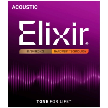 Elixir 11002 Extra Light NW - acoustic guitar stri