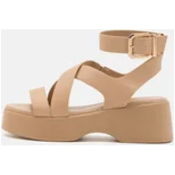 RAIA - Platformas sandales - medium beige