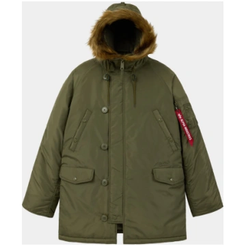 N-3B OXFORD PARKA - OG-107 GREEN / XL