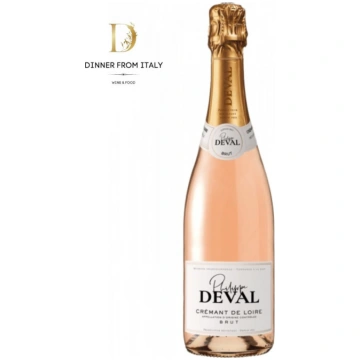 Crémant De Loire AOC Brut Rosé Philippe Deval 75cl