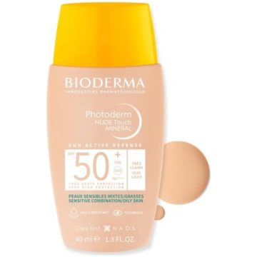 BIODERMA Photoderm NUDE Touch SPF 50+ ļoti gaišs t