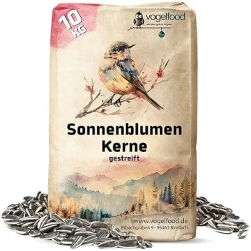 2 x 10 kg = 20 kg saulespuķu sēklas ar svītriņām –