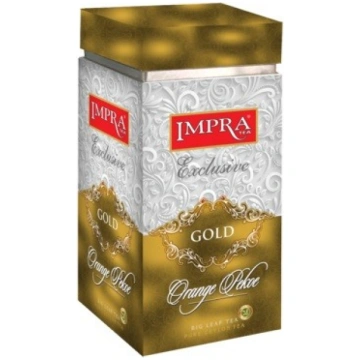 Impra Gold Exclusive lielu lapa melna tēja (metāla