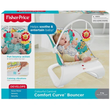 Дeтcкoe вибpoкpecлo Fisher-Price Curve Bouncer FDG