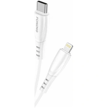 Kabel USB Foneng USB-A - Lightning 1 m Biay (X75 T
