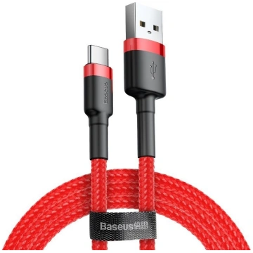 Baseus Cafule USB-C Cable 2A 3m Red (CATKLF-U09)