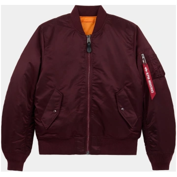 MA-1 BOMBER JACKET SLIM FIT - CEDAR RED / L