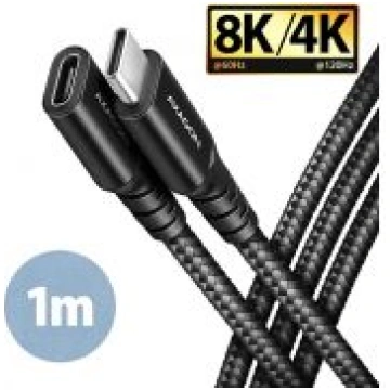 Kabelis USB-C EXTENSION 1m, melns BUCM32-CF10AB | 