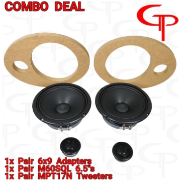 Loaded Speaker Rings: Deaf Bonce 6.5" M60SQL + MPT